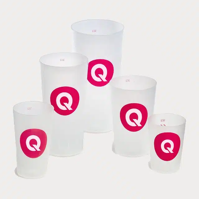 Herbruikbare Bekers - Duurzaam drinken, Qprinting bekers.